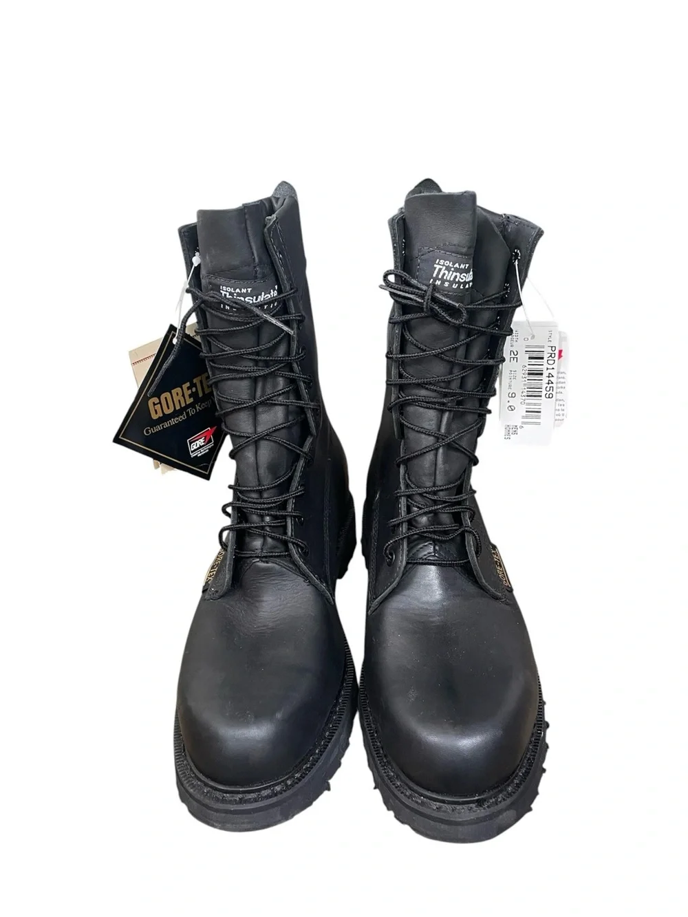 Vintage Prospector Men’s GORE-TEX Thinsulate Work & Combat Boots Black 9 EE
